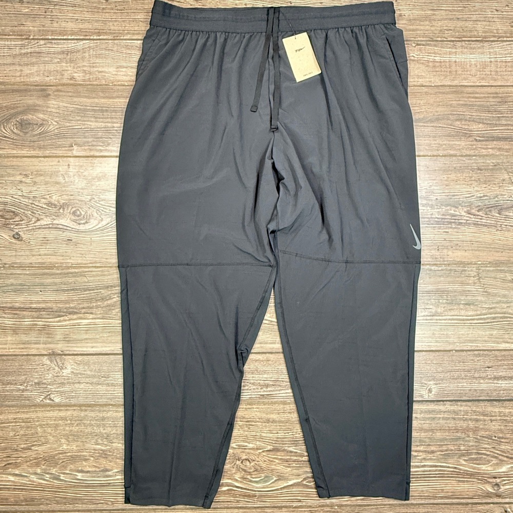 Nike Mens Size 4XL Yoga Dri-FIT Training Pants Black CU7378-010 NWT